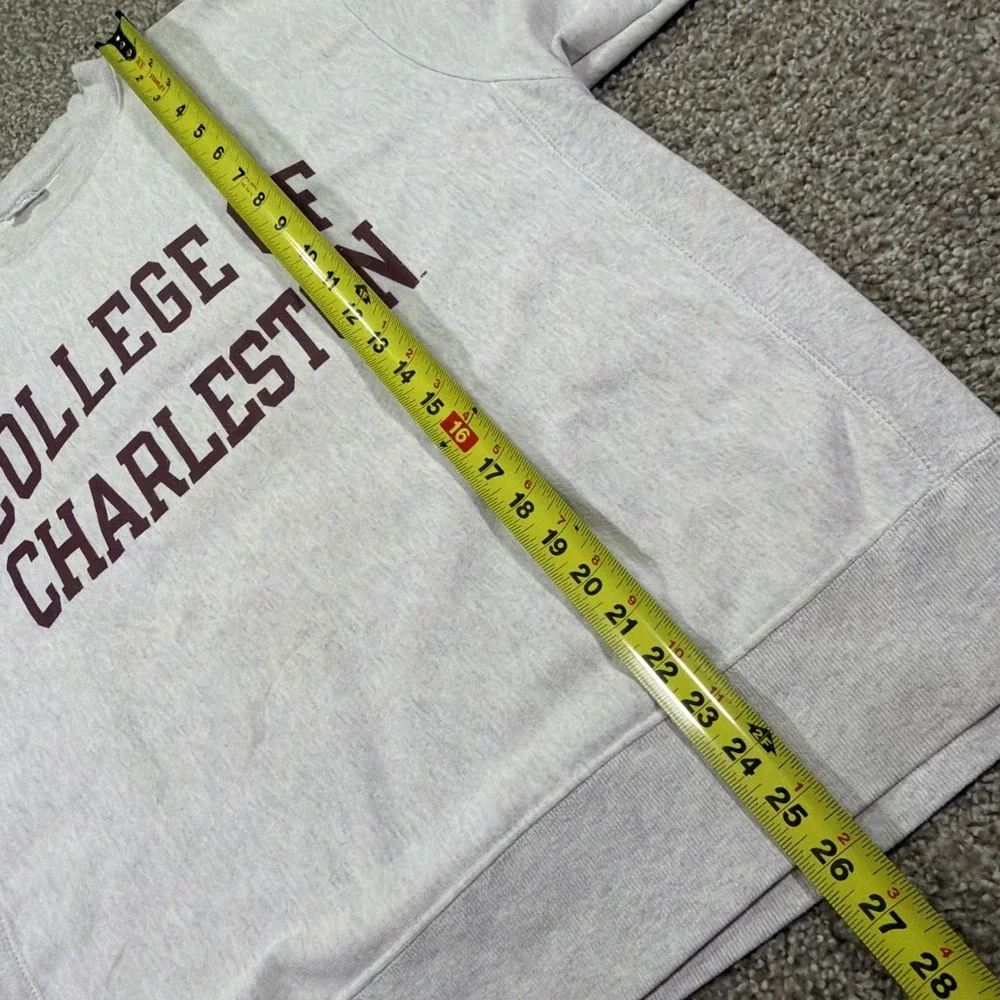 Vintage Champion Reverse Weave College Of Charleston Size Large Distressed 90s